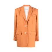 Rodebjer Vera Enradig Blazer Orange, Dam