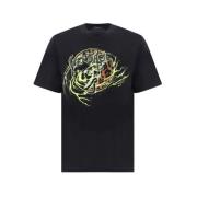 Versace Ikonisk Monogram Maxi Print T-shirt Black, Herr