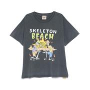 Gallery Dept. Skeleton Beach Logo Print T-shirt Gray, Herr