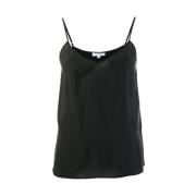 Equipment Svart Silke Layla Camisole Topp Black, Dam