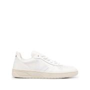 Veja Vita Lädersneakers med Perforerad Detalj White, Herr