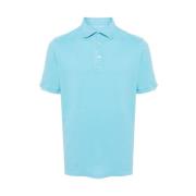 Fedeli Polo Shirts Blue, Herr