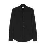 Mazzarelli Casual Shirts Black, Herr