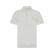 Burberry Polo Shirt med Equestrian Knight Logo White, Herr