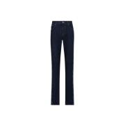 Roberto Cavalli Djurmönstrade Straight-Leg Jeans Blue, Herr