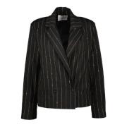 Amélie & Amélie Svart Blazer för Kvinnor Black, Dam