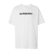 Burberry Ekologisk Bomull Kortärmad T-shirt White, Herr