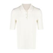 Maison Margiela Klassisk Polo Tröja för Män Beige, Herr