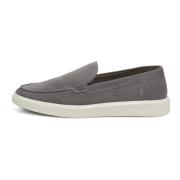 Boggi Milano Stratus loafers i mocka läder Gray, Herr