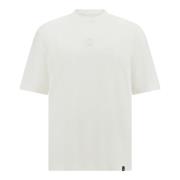 Boggi Milano Bomull Jersey T-shirt White, Herr