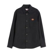 Valentino Signatur VLogo Patch Skjorta Black, Herr