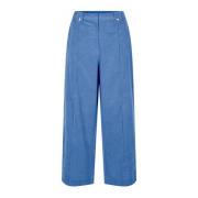 Masai Cordbyxor med vida ben Federal Blue Blue, Dam