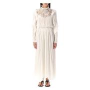 Isabel Marant Elegant Spetsklänning Ecru White, Dam