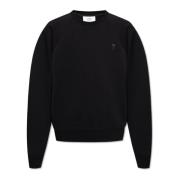 Ami Paris Sweatshirt med logotyp Black, Herr