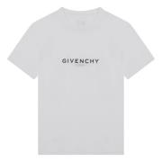 Givenchy Kortärmad rund hals T-shirt White, Herr