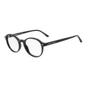 Giorgio Armani Borstad Svart Glasögonramar Frames OF Life Black, Dam