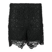 Burberry Casual Bomullsblandade Shorts Black, Dam