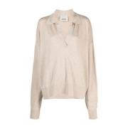 Isabel Marant Beige Pullover Sweater Beige, Dam