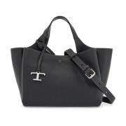 Tod's Svart Kalvskinn Mini Handväska med Handtag Black, Dam