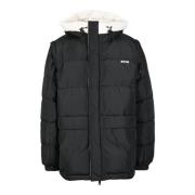 Msgm Vadderad jacka 100% polyester Black, Herr