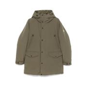 Moncler Omvändbar Olivgrön Dunjacka Green, Herr