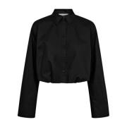 Co'Couture Svart Ballong Skjorta Blus Black, Dam