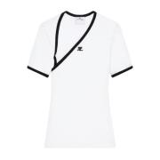 Courrèges Stiliga T-shirts och Polos White, Dam