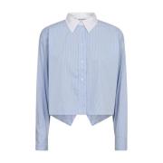 Co'Couture GiaCC Crop Blus Blue, Dam