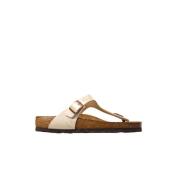 Birkenstock Pärlvit Anatomiska Flip-Flop Sandaler White, Dam