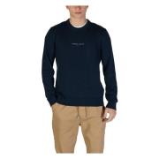 Tommy Jeans Vår/Sommar Herr Sweatshirt Kollektion Blue, Herr