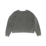 Acne Studios Faded Black Sweatshirt Gray, Dam