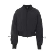 Adidas by Stella McCartney Svart Cropped Bomberjacka Black, Dam