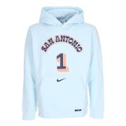 Nike City Edition Club Hoodie Victor Wembanyama Blue, Herr