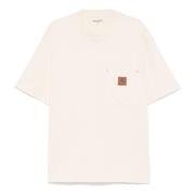 Carhartt Wip Fick T-shirt i Eldon stil Beige, Herr