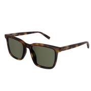 Saint Laurent Klassiska fyrkantiga solglasögon SL 500s Brown, Unisex