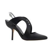 Manolo Blahnik Patentläder Stilettklack Pumps Black, Dam