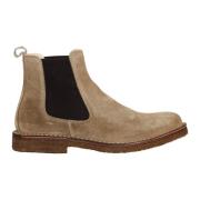 Astorflex Beige Läder Chelsea Boots för Män Beige, Herr