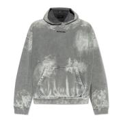 Balenciaga Sweatshirt med logotyp Gray, Herr