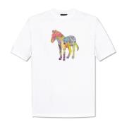 PS By Paul Smith Tryckt T-shirt White, Herr