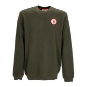 Fjällräven 1960 Logo Crewneck Sweatshirt Deep Forest Green, Herr