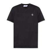 Stone Island V-ringad T-shirt Black, Herr