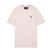 Lyle & Scott Polyester Enkel T-shirt Pink, Herr