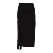 Victoria Beckham Räfflad kjol Black, Dam