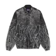 Octopus Bomull parka och puffer jackor Gray, Herr