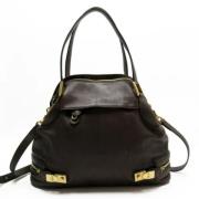 Chloé Pre-owned Pre-owned Laeder axelremsvskor Brown, Dam