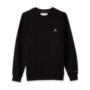 Calvin Klein Essentiell Sweatshirt med Ribbdetaljer Black, Herr