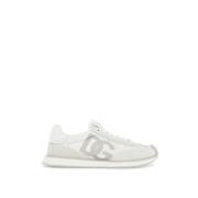 Dolce & Gabbana Vita Läder Lågtop Sneakers med DG Logo White, Dam