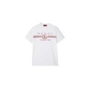 Gucci Sommar Strandklubb Inspirerad T-shirt White, Herr