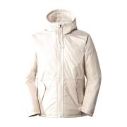 The North Face Polyester Parka Hoodie Beige, Herr