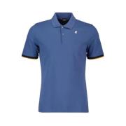 K-Way Herr Polo Tröja Blue, Herr